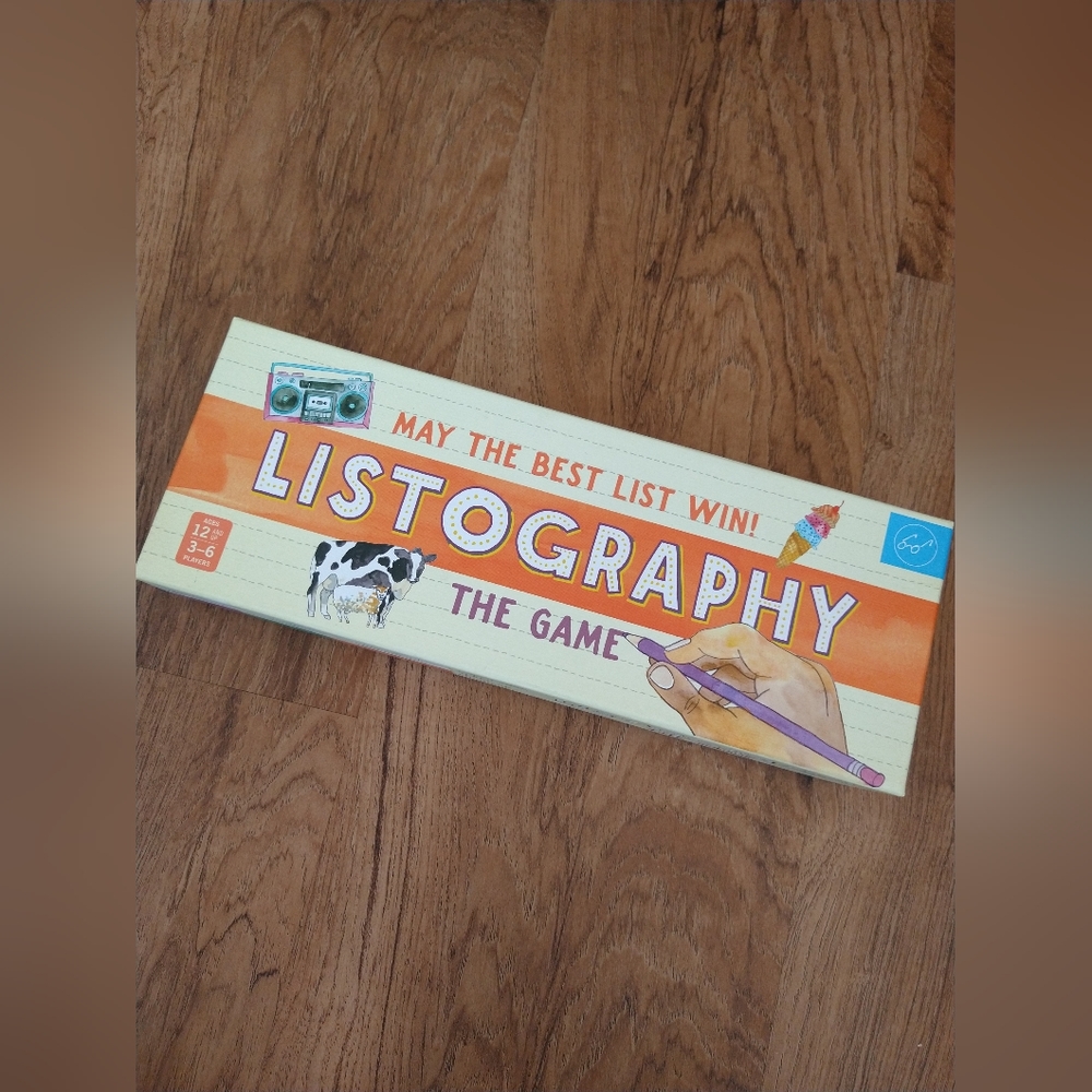 New✨✨Listography The Game/children's/family fun!